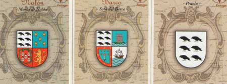 Heráldica de los concejos de Pravia, Muros del Nalón y Soto del Barco (Asturias)
