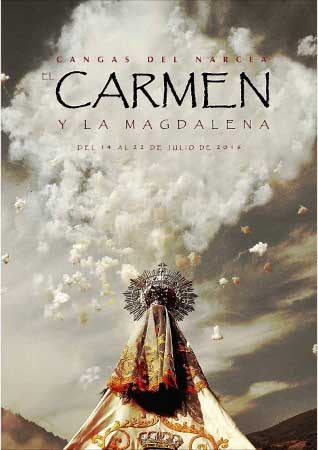 Cartel 2016 de las fiestas del Carmen y la Magdalena (Cangas del Narcea-Asturias)